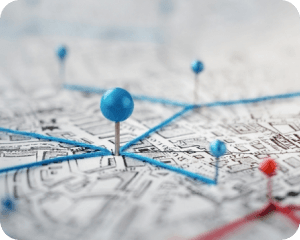 リアルタイムでルートを記録、自分だけの“都市マップ”を描く。