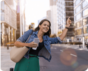 AIスマート配車で、待ち時間を短縮。