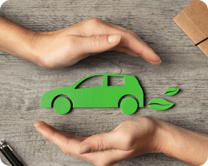 環境にやさしい省エネ車両でグリーンモビリティを実現。